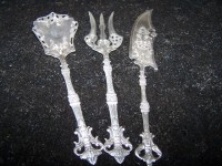 service à mignardises en argent massif