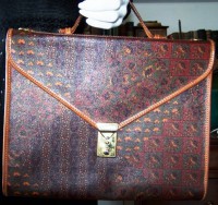 Sacoche ESCADA en cuir 